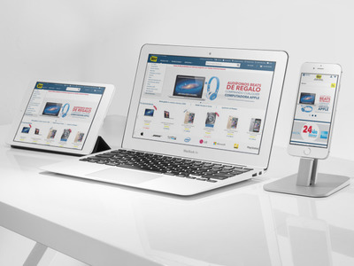 sitio web responsivo Best Buy ecommerce multidispositivo